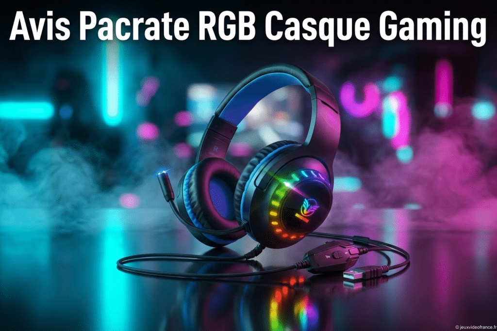 Avis Pacrate RGB Casque Gaming - Image de mise en avant